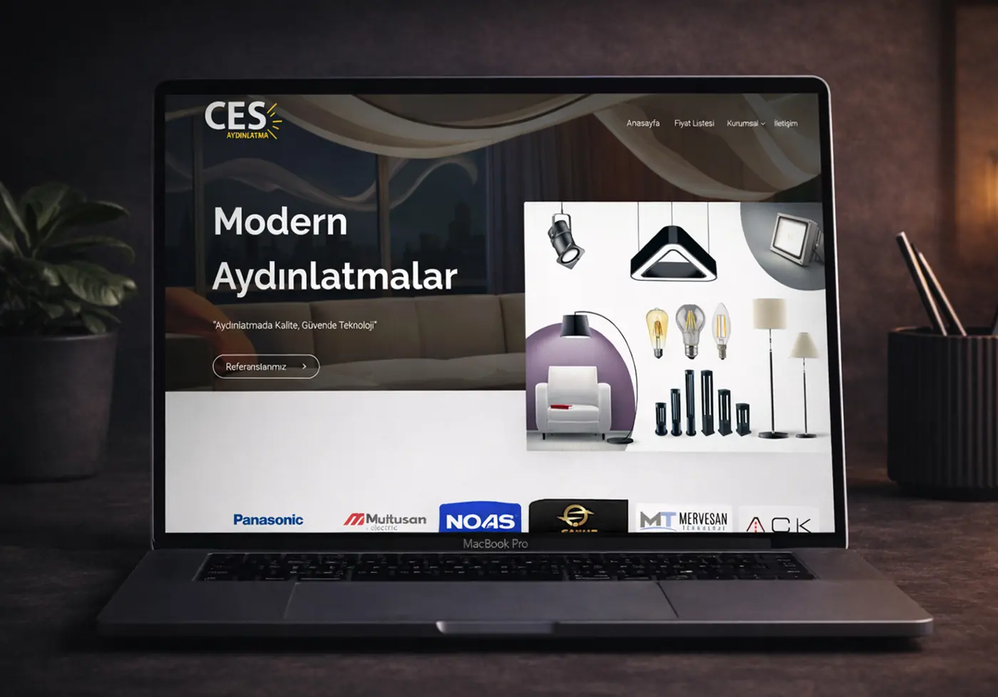 CES Aydınlatma sitesi